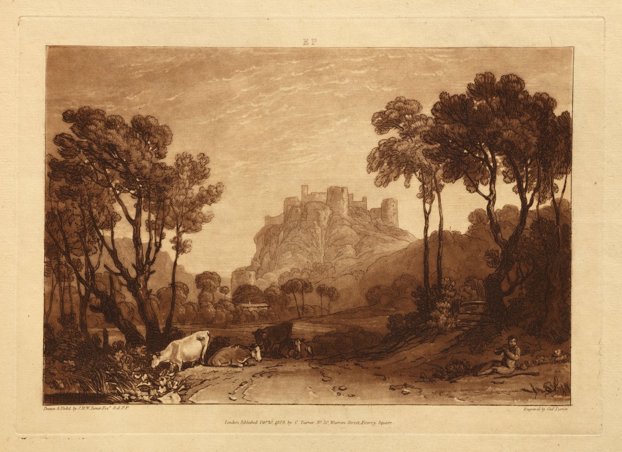 The Castle above the Meadows by Joseph Mallord William Turner