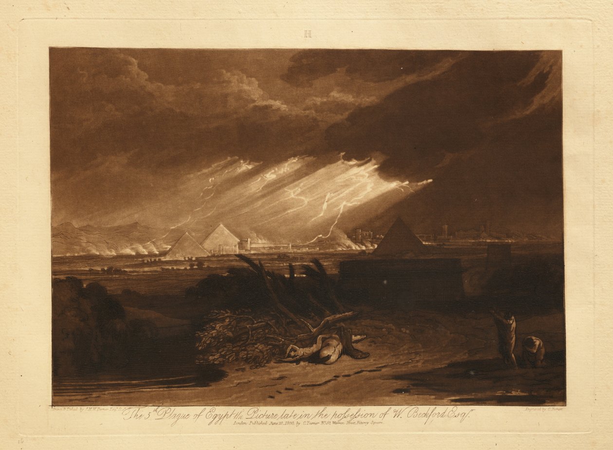 The Fifth Plague of Egypt by Joseph Mallord William Turner