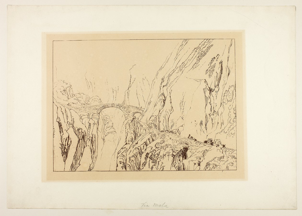 Via Mala by Joseph Mallord William Turner