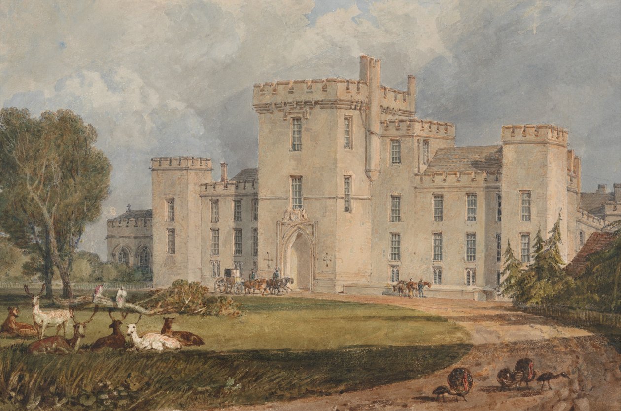 View of Hampton Court, Herefordshire, from the Northwest by Joseph Mallord William Turner