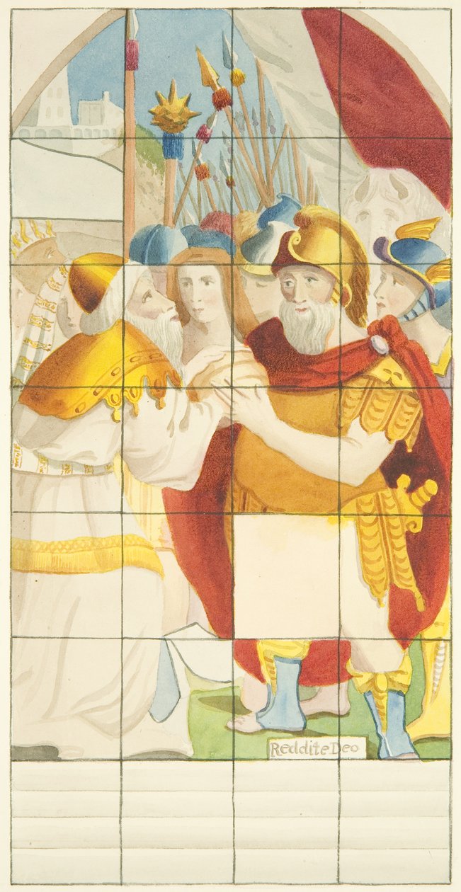Stained Glass Window at East End of the South Aisle of Bristol Cathedral by Joseph Manning