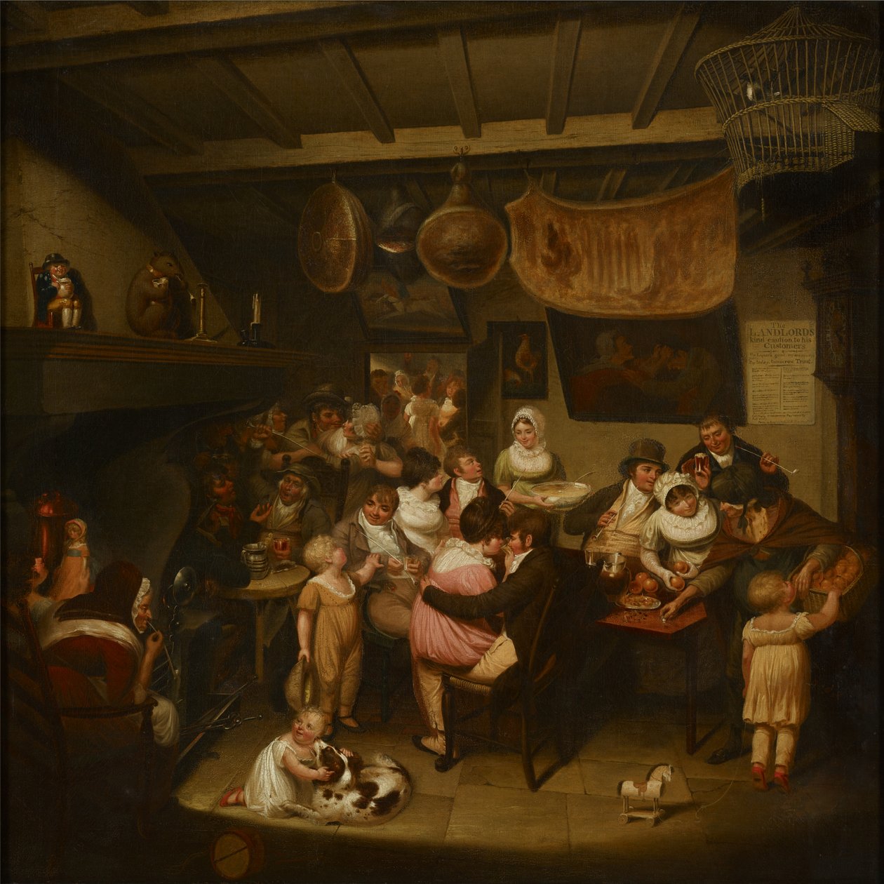 Eccles Wakes: Ale-House Interior by Joseph Parry