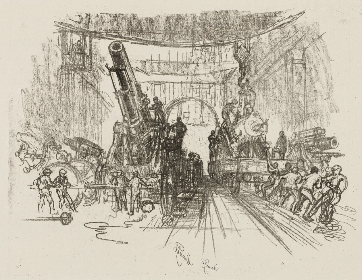 English War Work: Ready for War by Joseph Pennell
