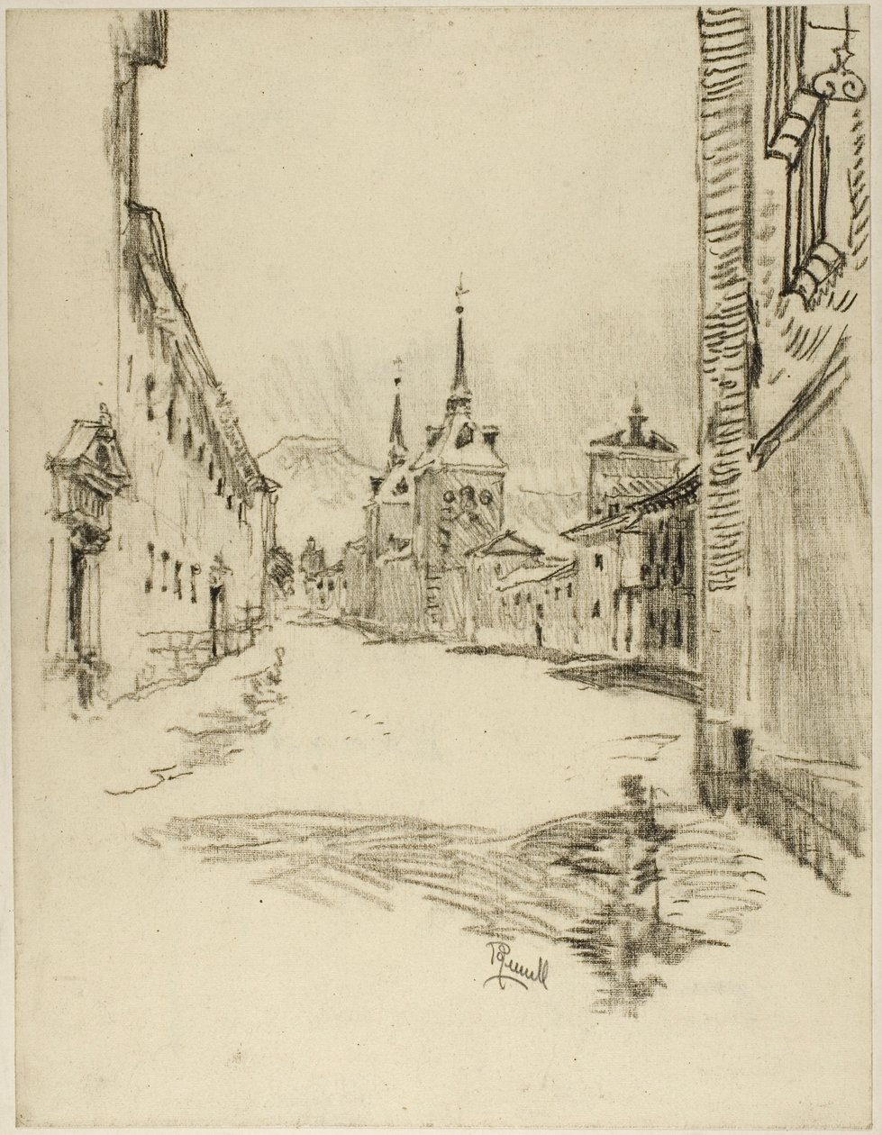 Its Streets are Wide and Silent by Joseph Pennell