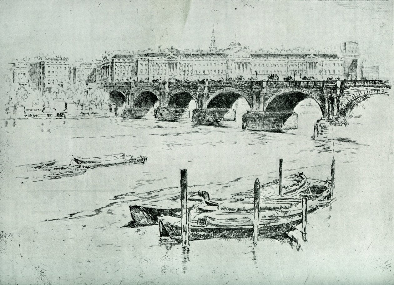 Somerset House by Joseph Pennell