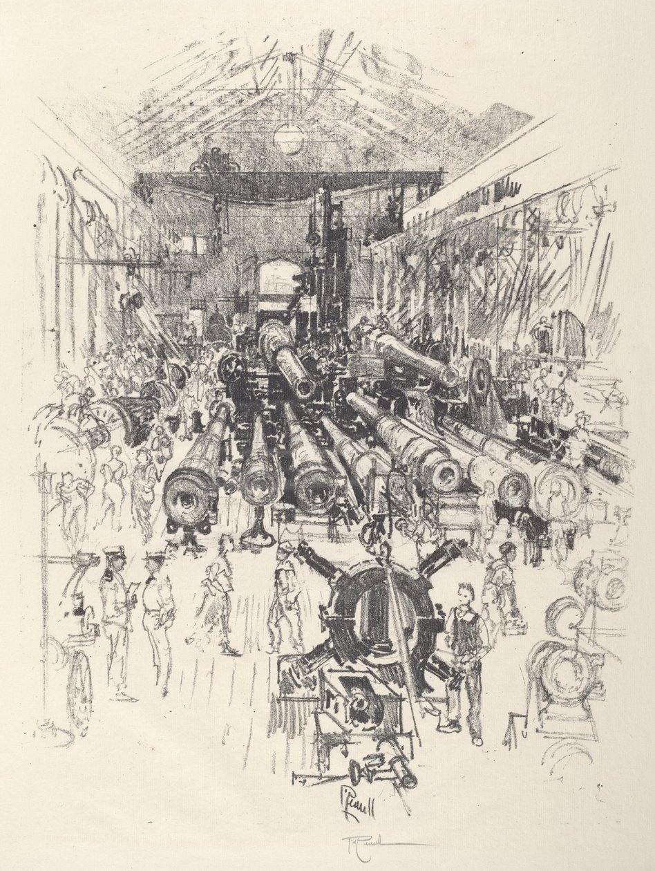 The Gun Factory by Joseph Pennell
