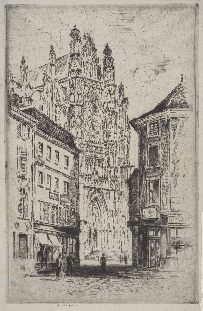 The Transept, Beauvais by Joseph Pennell