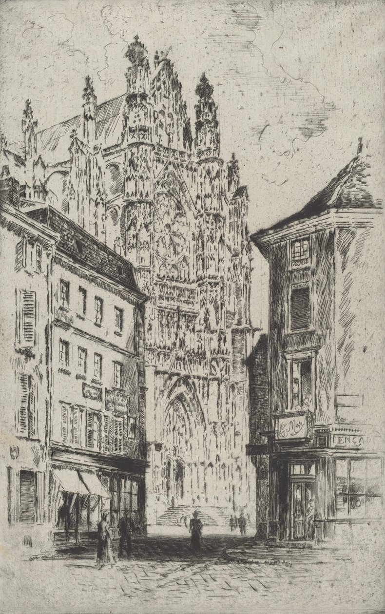 The Transept, Beauvais, 1907 by Joseph Pennell