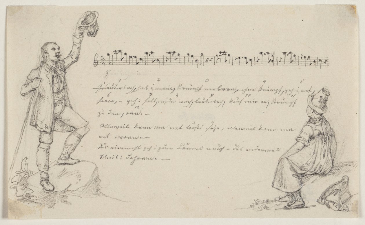 Singing Tyrolean and Listening Girl. Notes and Text by Joseph Petzl