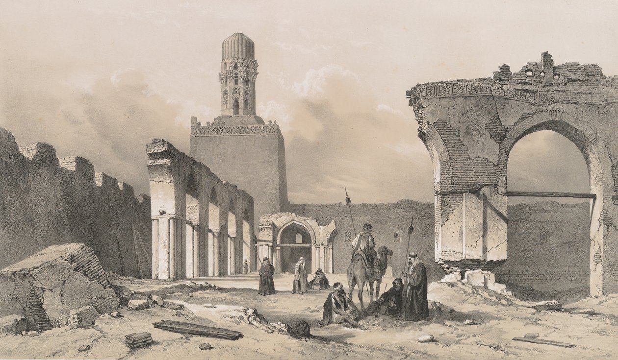 Mosque el Hakem, Cairo, 1843 by Joseph Philibert Girault De Prangey