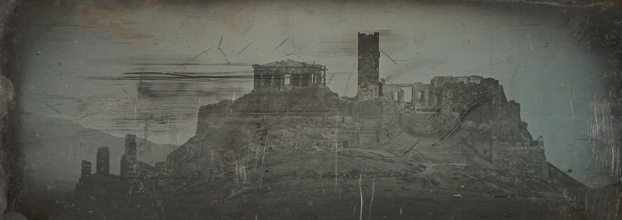 Western Approach to the Acropolis, Athens by Joseph Philibert Girault De Prangey