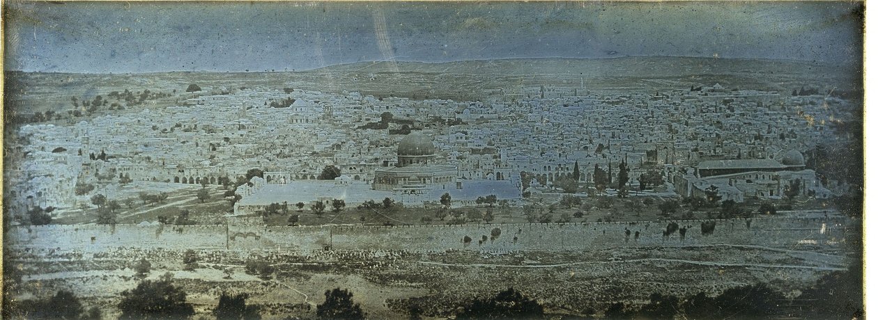 Jerusalem: Panoramic view from the Mount of Olives by Joseph Philibert Girault De Prangey