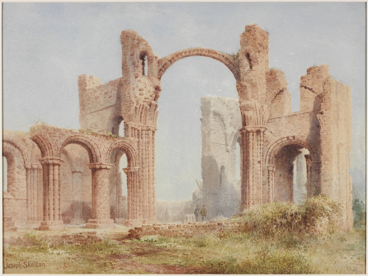 Lindisfarne Priory Ruins by Joseph Ratcliffe Skelton