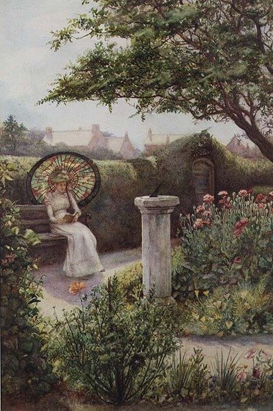 The Parasol by Joseph Ratcliffe Skelton Fine art print