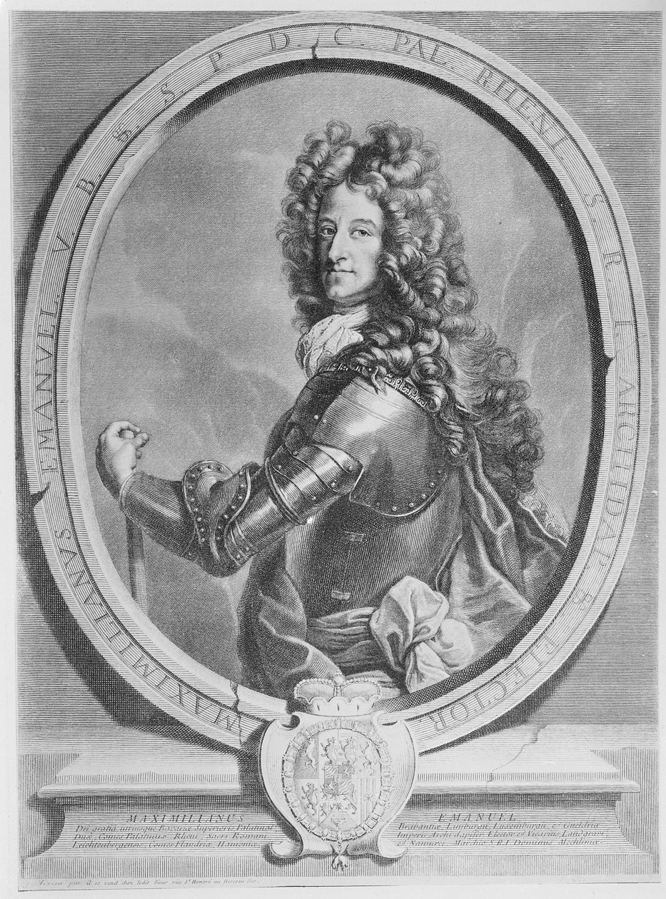 Maximilian II Emanuel, Elector of Bavaria, engraved by Cornelis Vermeulen (engraving) by Joseph Vivien