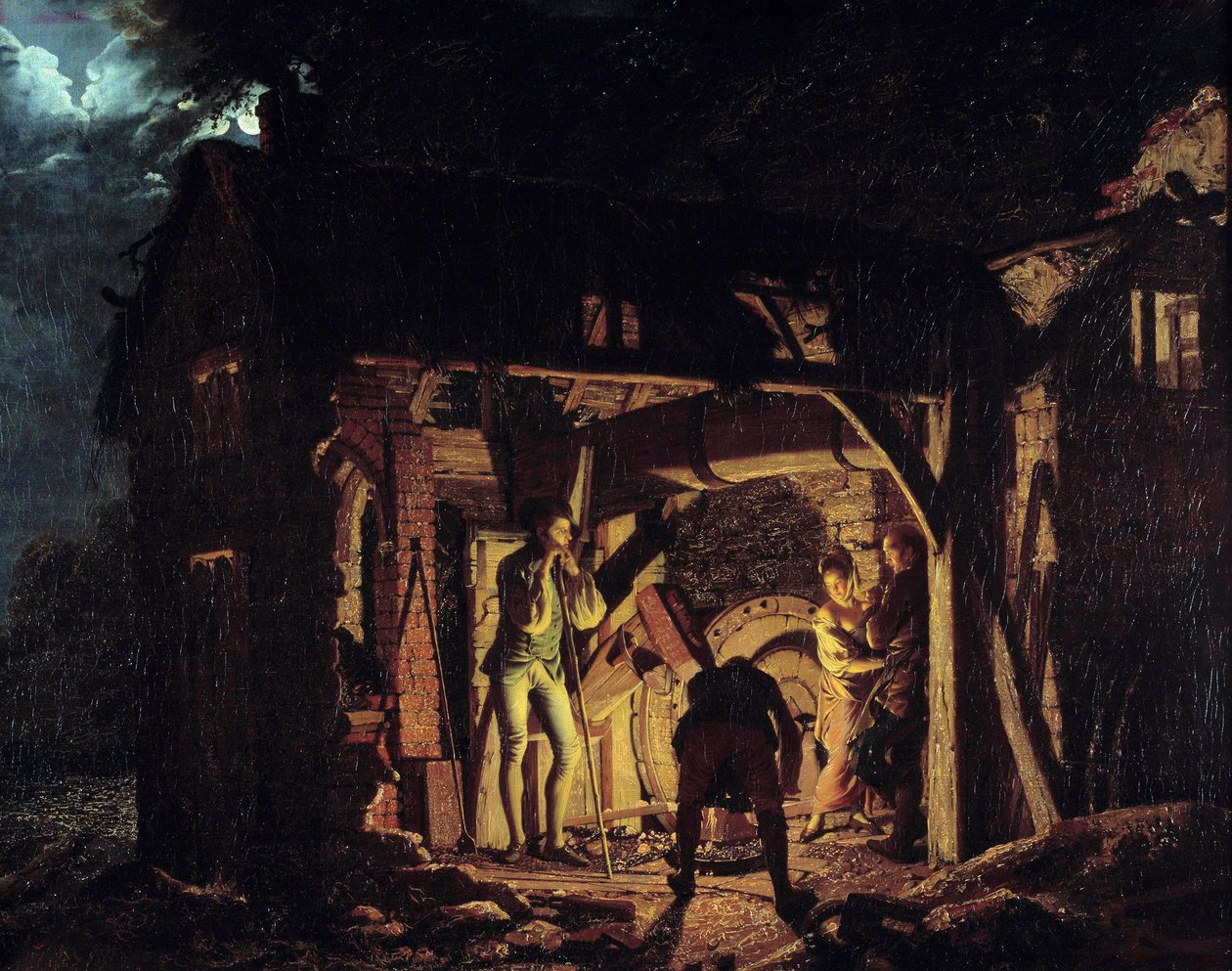 A forge in the 18th century by Joseph Wright of Derby (1773) by Joseph Wright of Derby