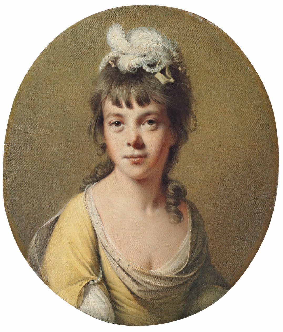 Portrait of Miss Harriet Hope by Joseph Wright of Derby