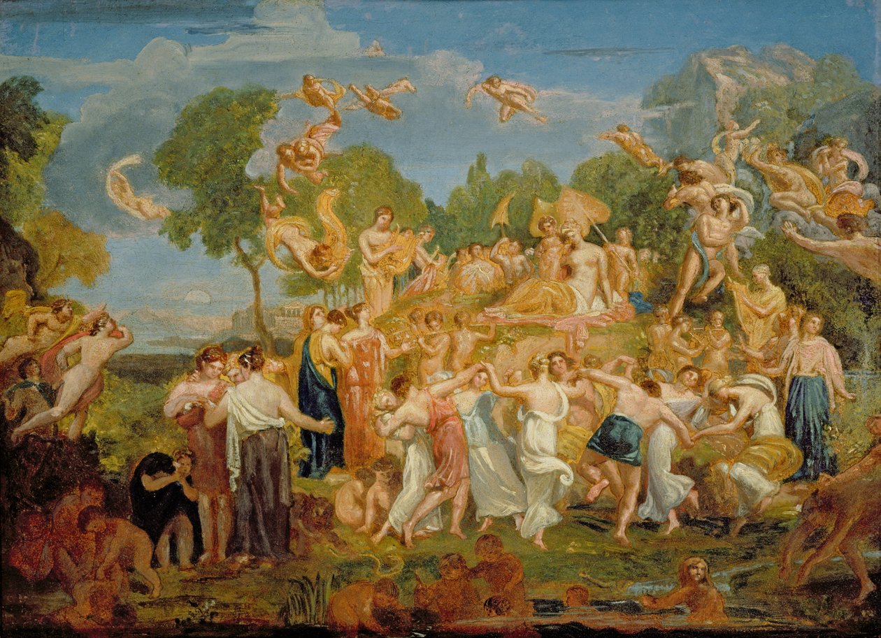An Arcadian Revel by Joshua Cristall