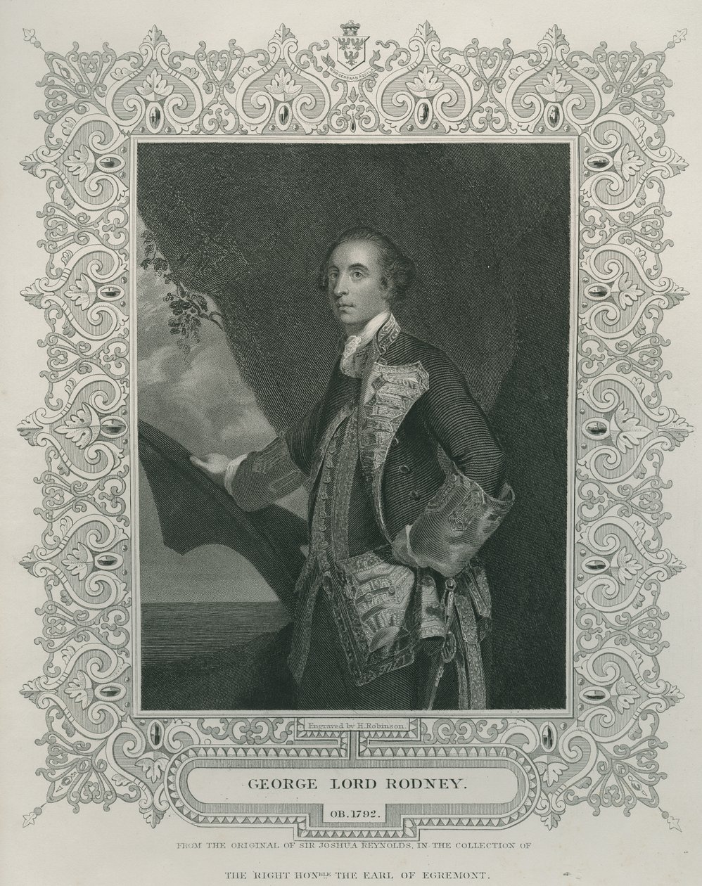 Sir George Brydges Rodney by Joshua Reynolds
