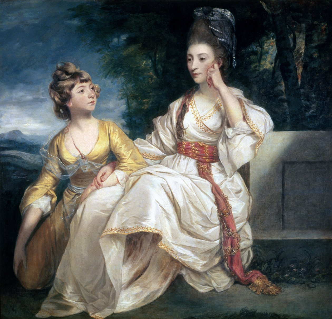 Mrs Thrale and her Daughter Hester (Queeney) by Joshua Reynolds