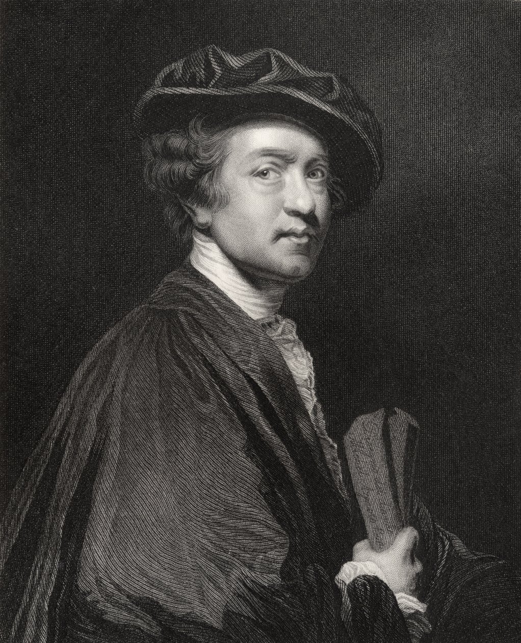 Sir Joshua Reynolds, engraved by J. Cochran, from 