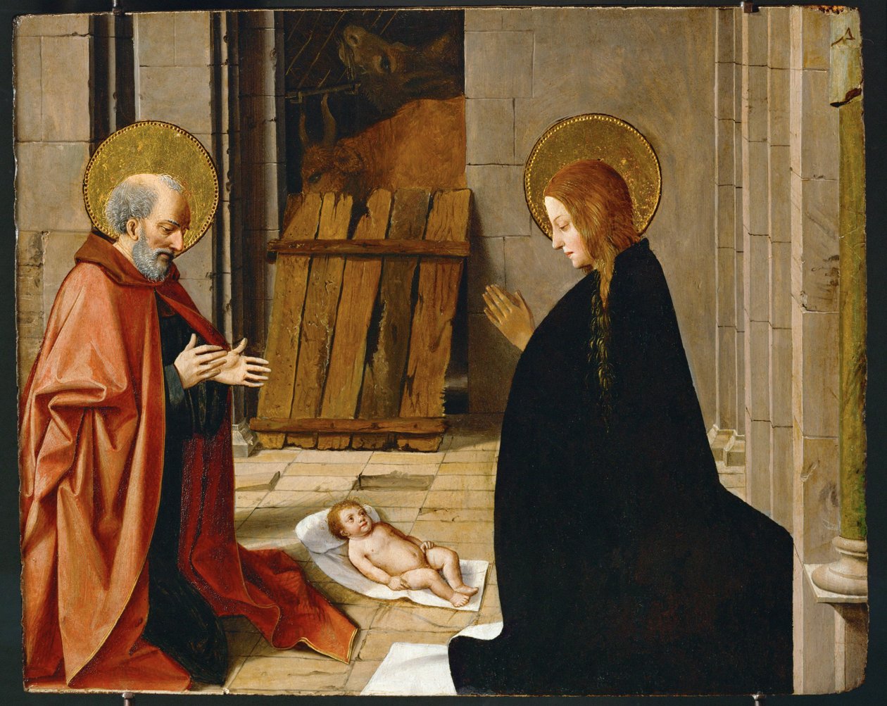 The Nativity, c. 1500 by Josse (fl.1493-1508) Lieferinxe