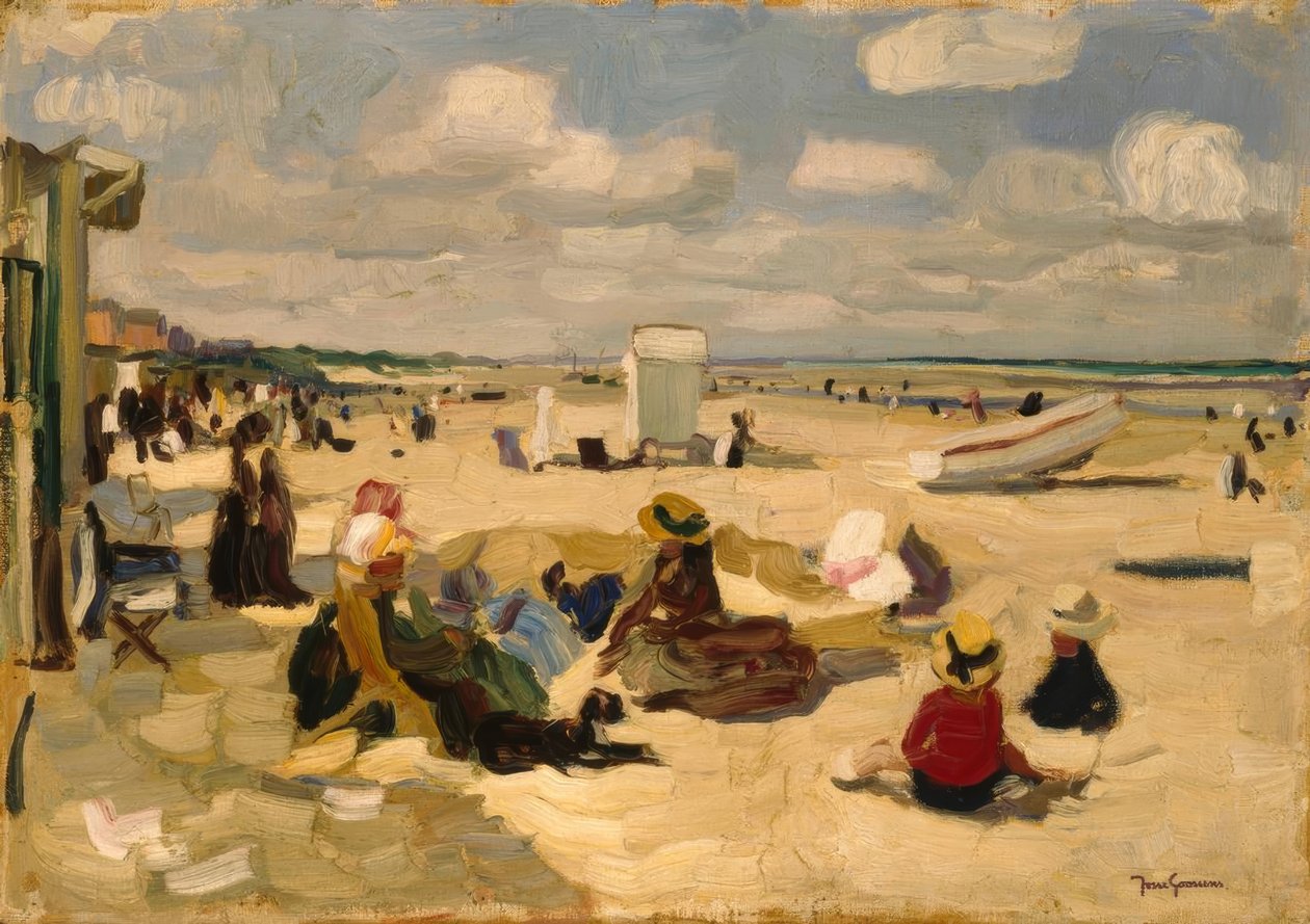 Beach of La Panne by Josse Goossens