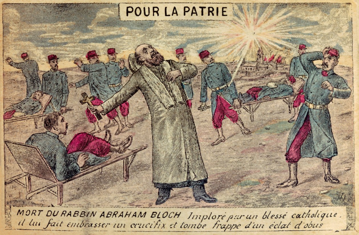 Death of Rabbi Bloch, 20th century (illustration) by Josse Photo