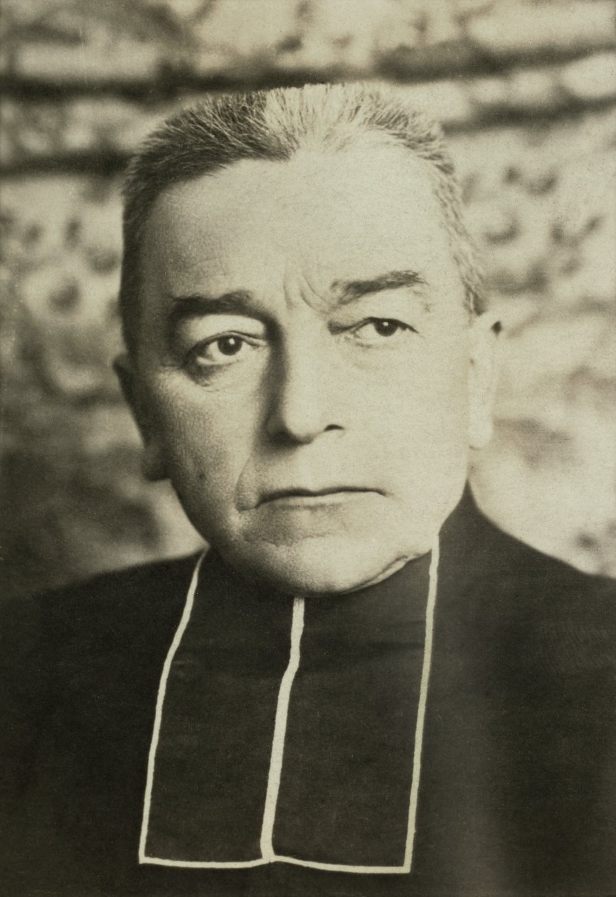 Portrait of Abbot Emile Wetterle by Josse Photo
