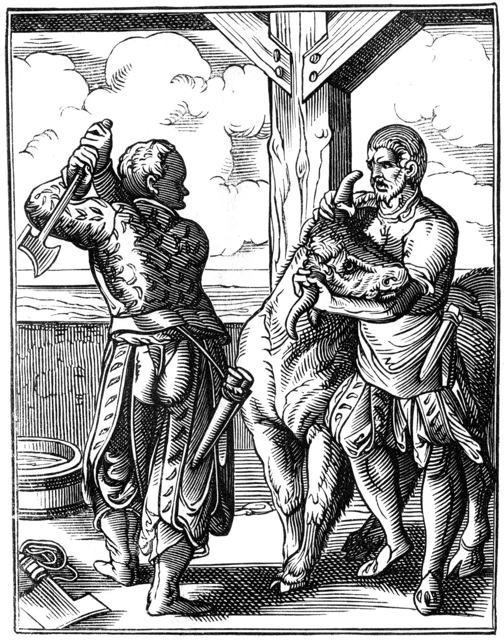 Butcher, 16th Century 1849 by Jost Amman