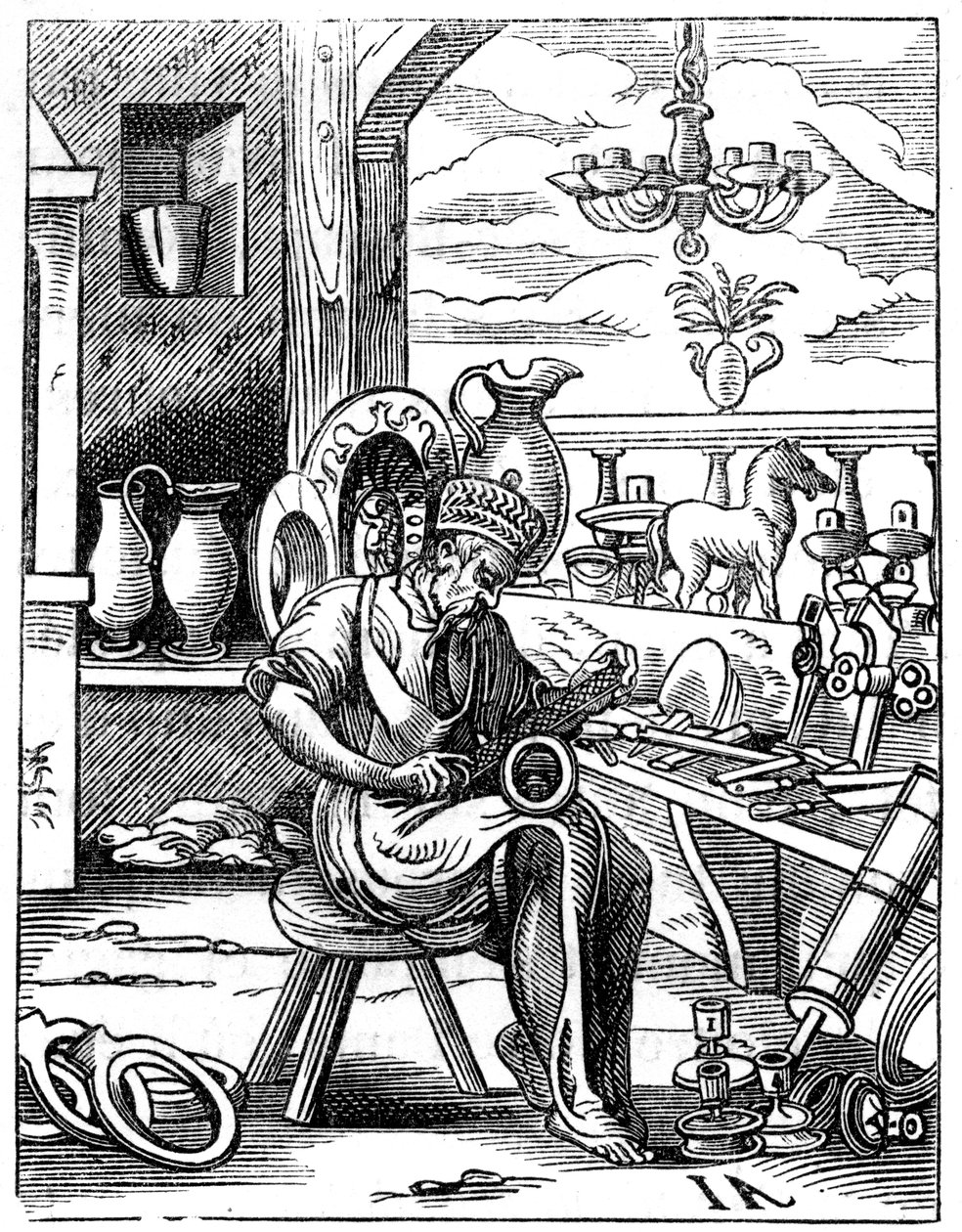 Coppersmith by Jost Amman: Premium art reproduction