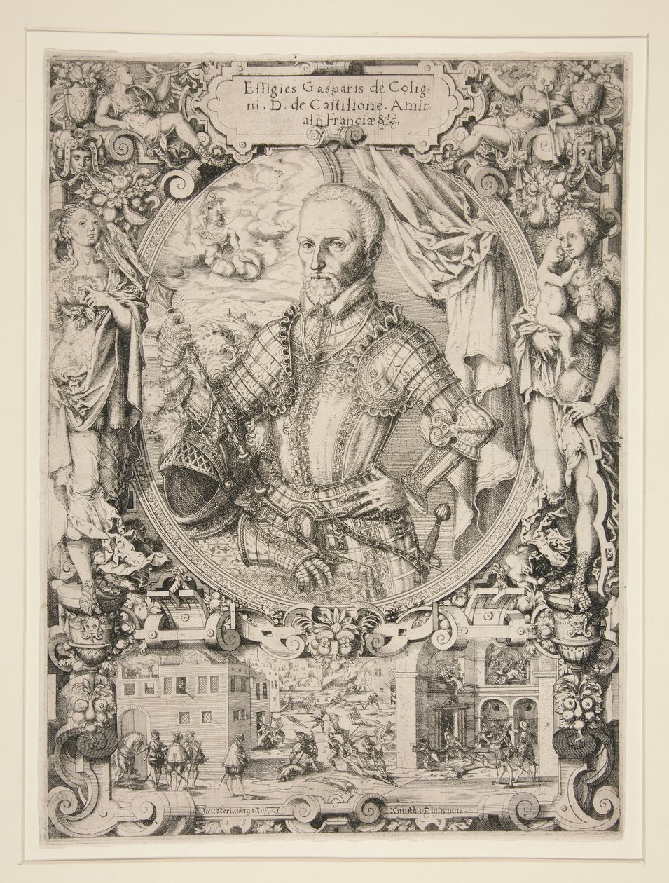 Gaspard de Coligny, Admiral of France by Jost Amman