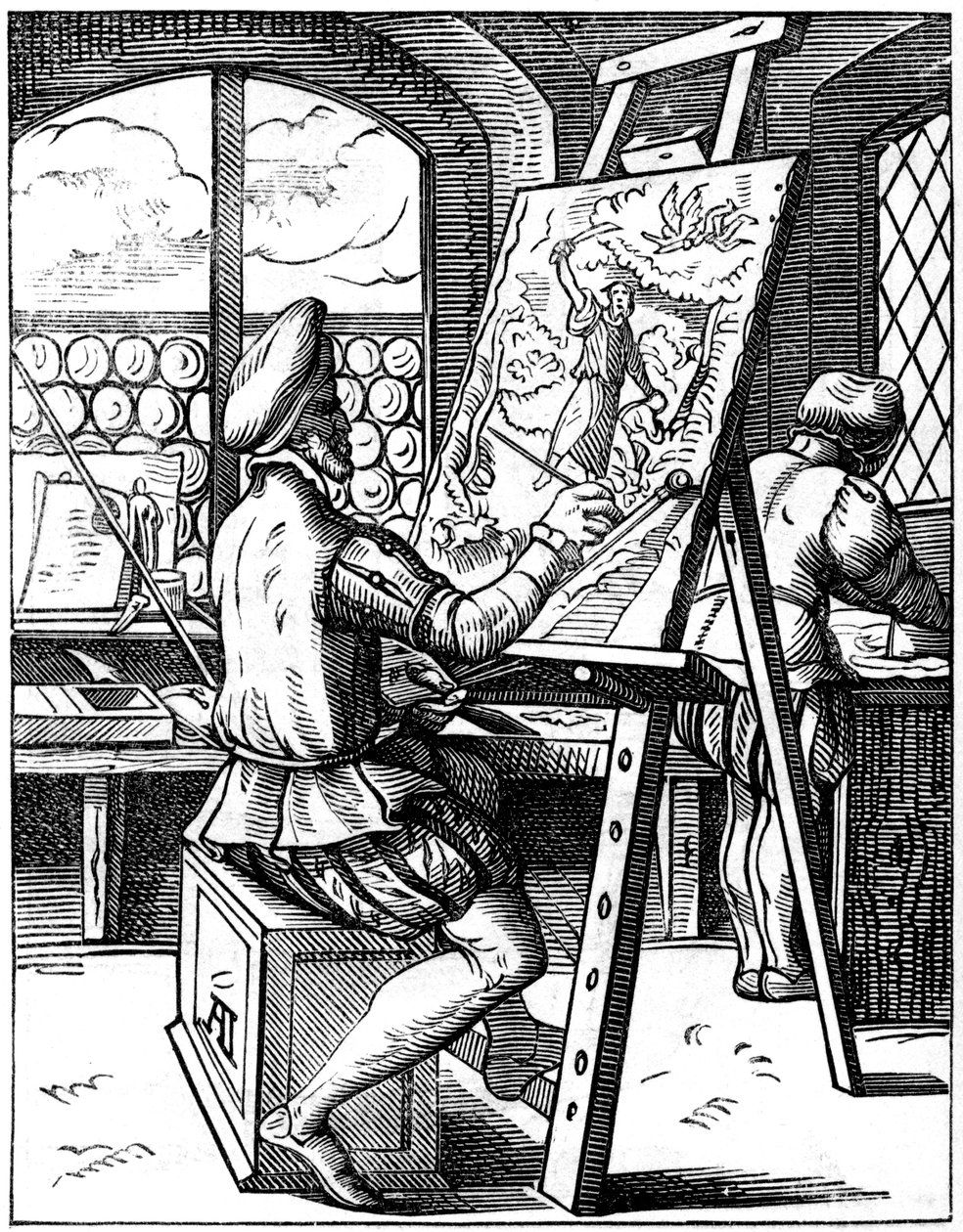 Painter, 16th century by Jost Amman