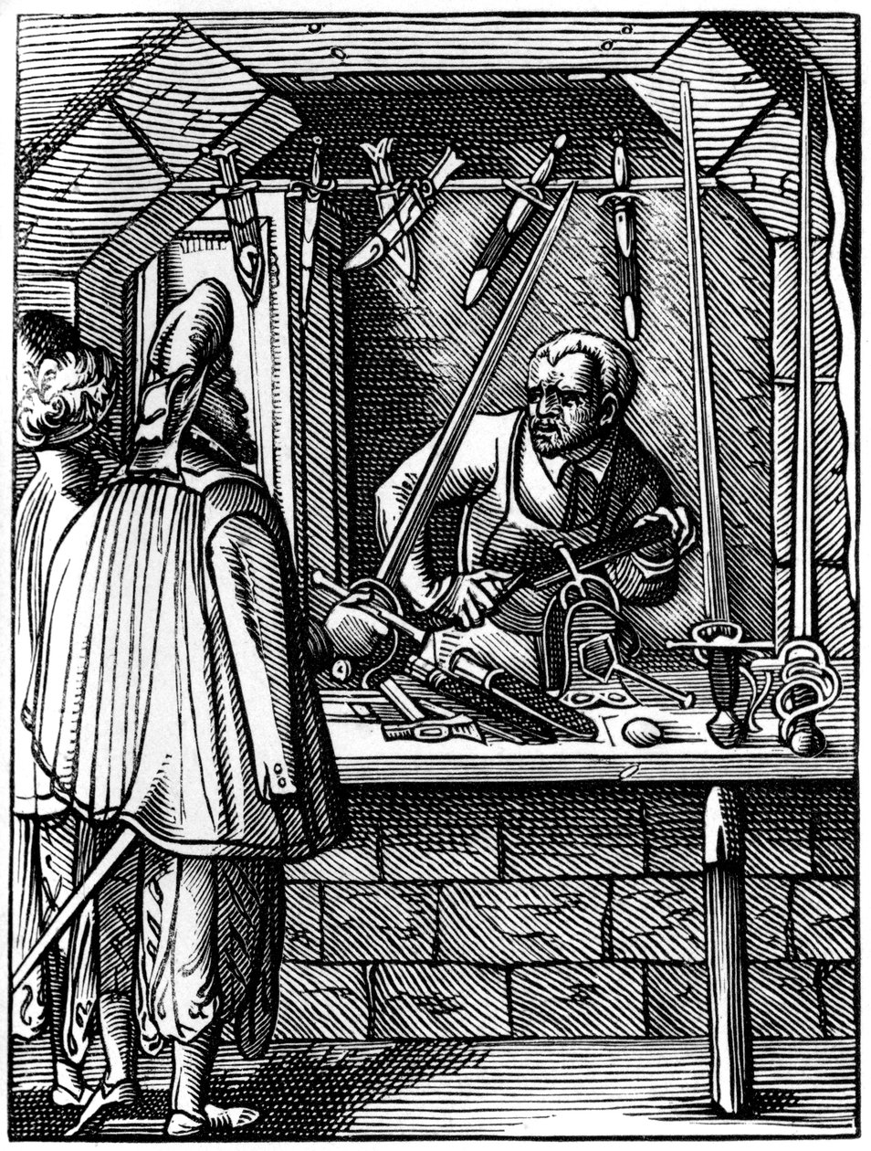 Sword maker by Jost Amman