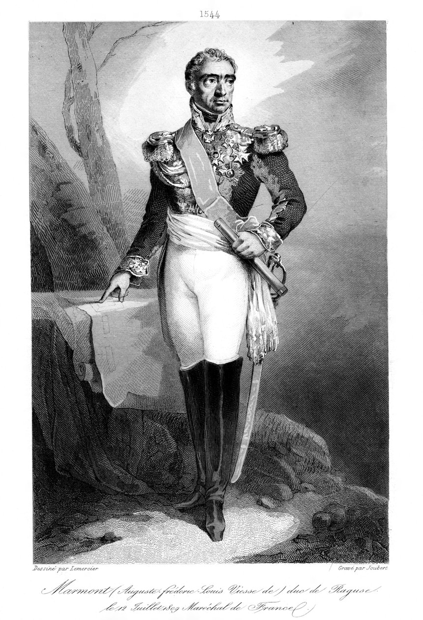 Auguste Frederic Louis Viesse de Marmont, Duke of Ragusa and Marshal of France by Joubert