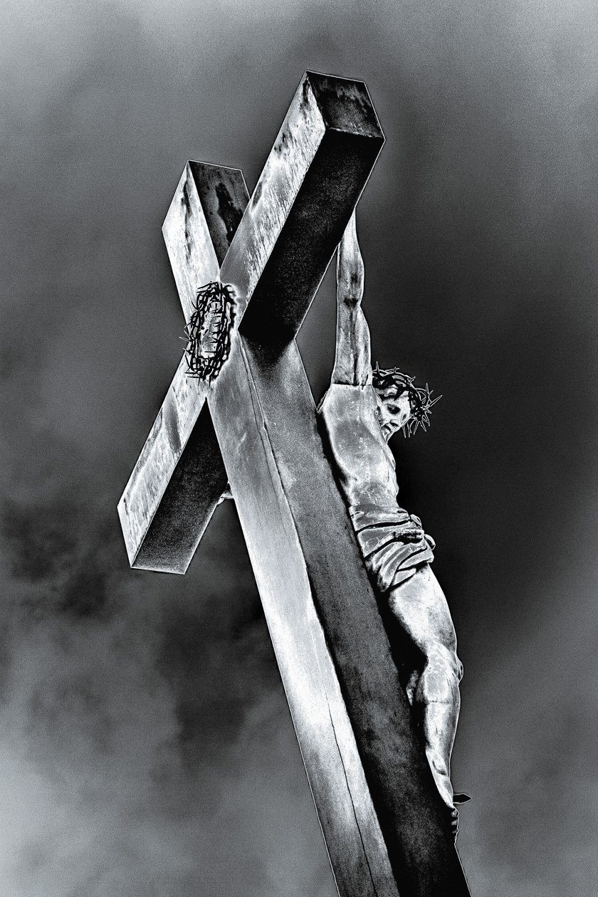 Crucifixion at the Pope