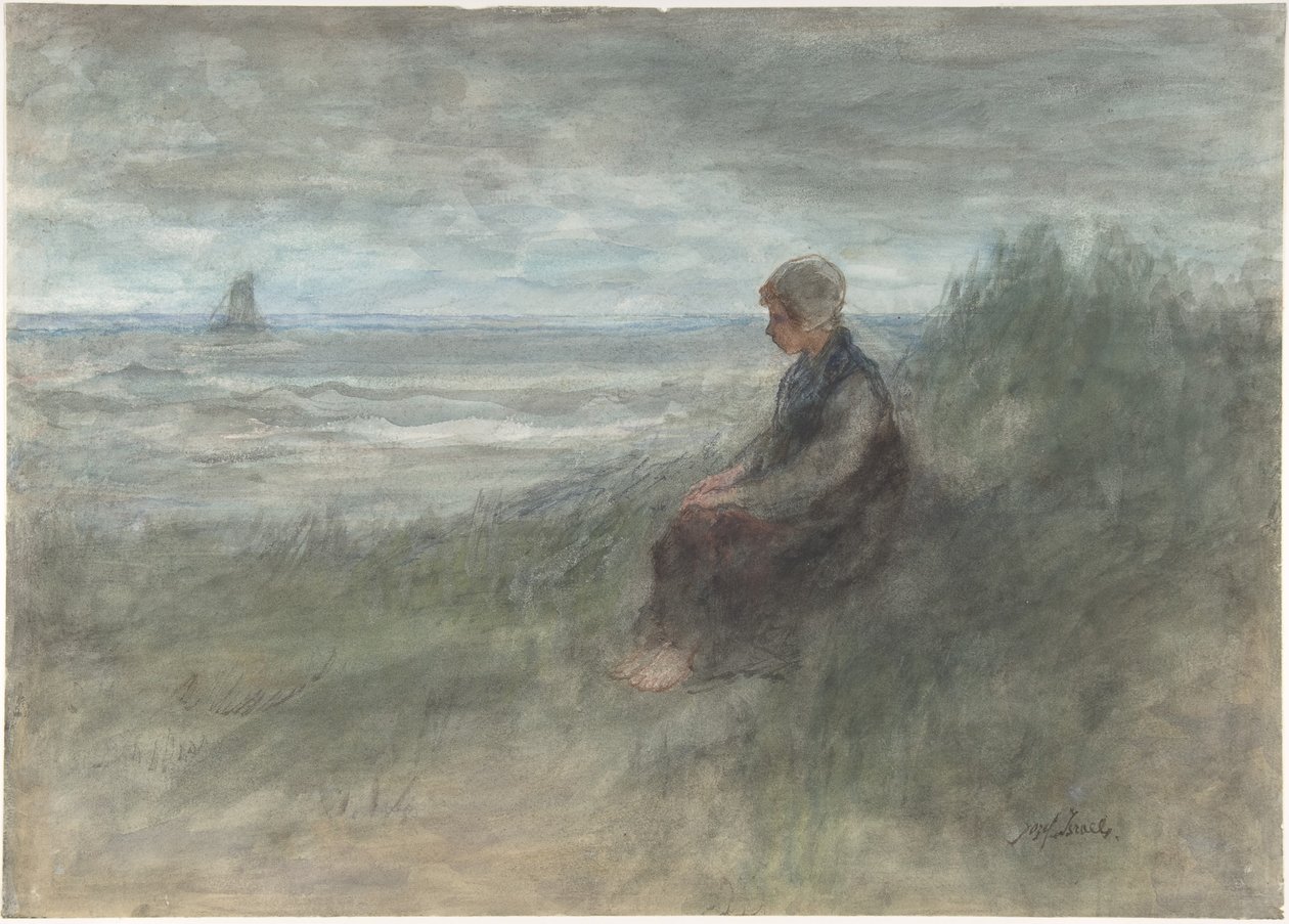 Girl in the Dunes by Jozef Israëls