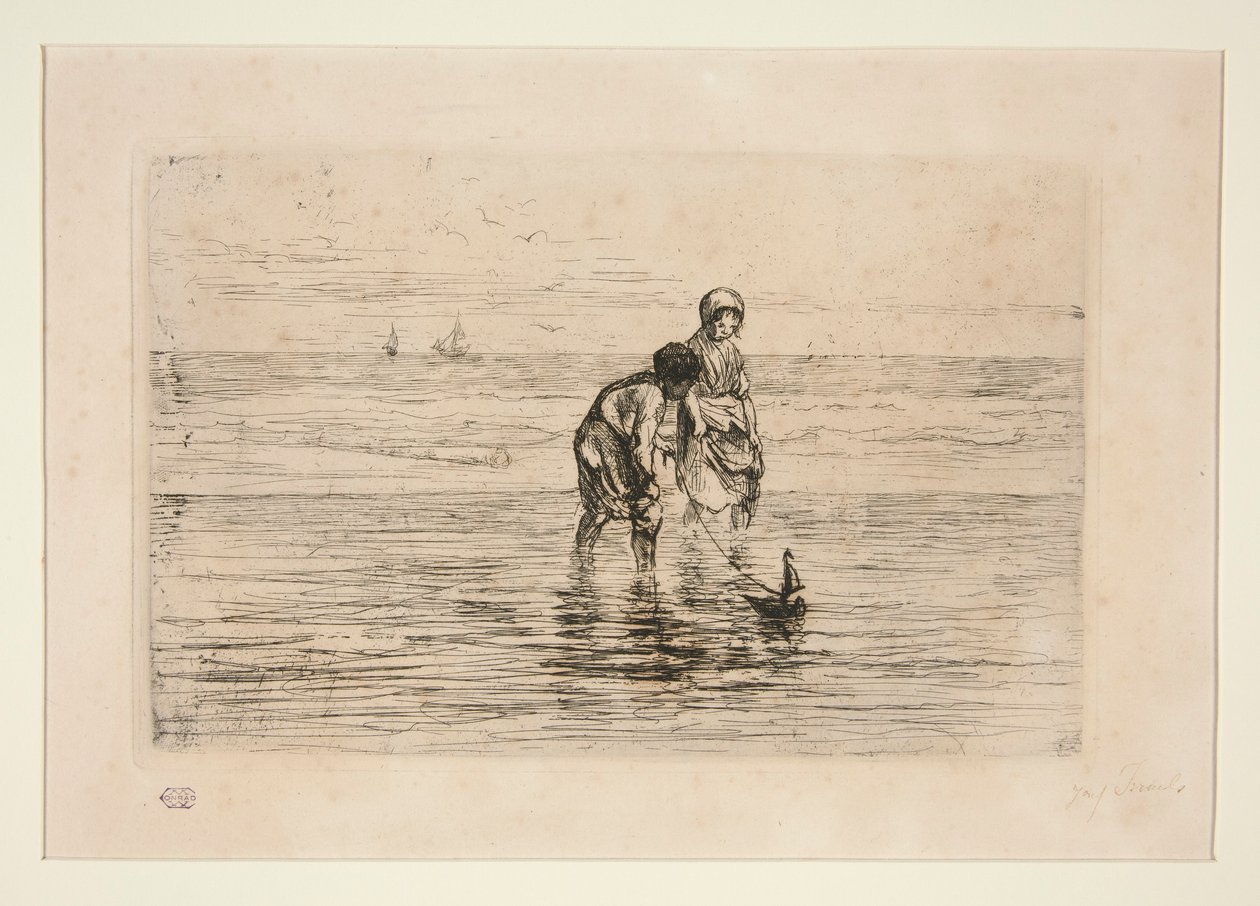 Children on the Beach by Jozef Israëls