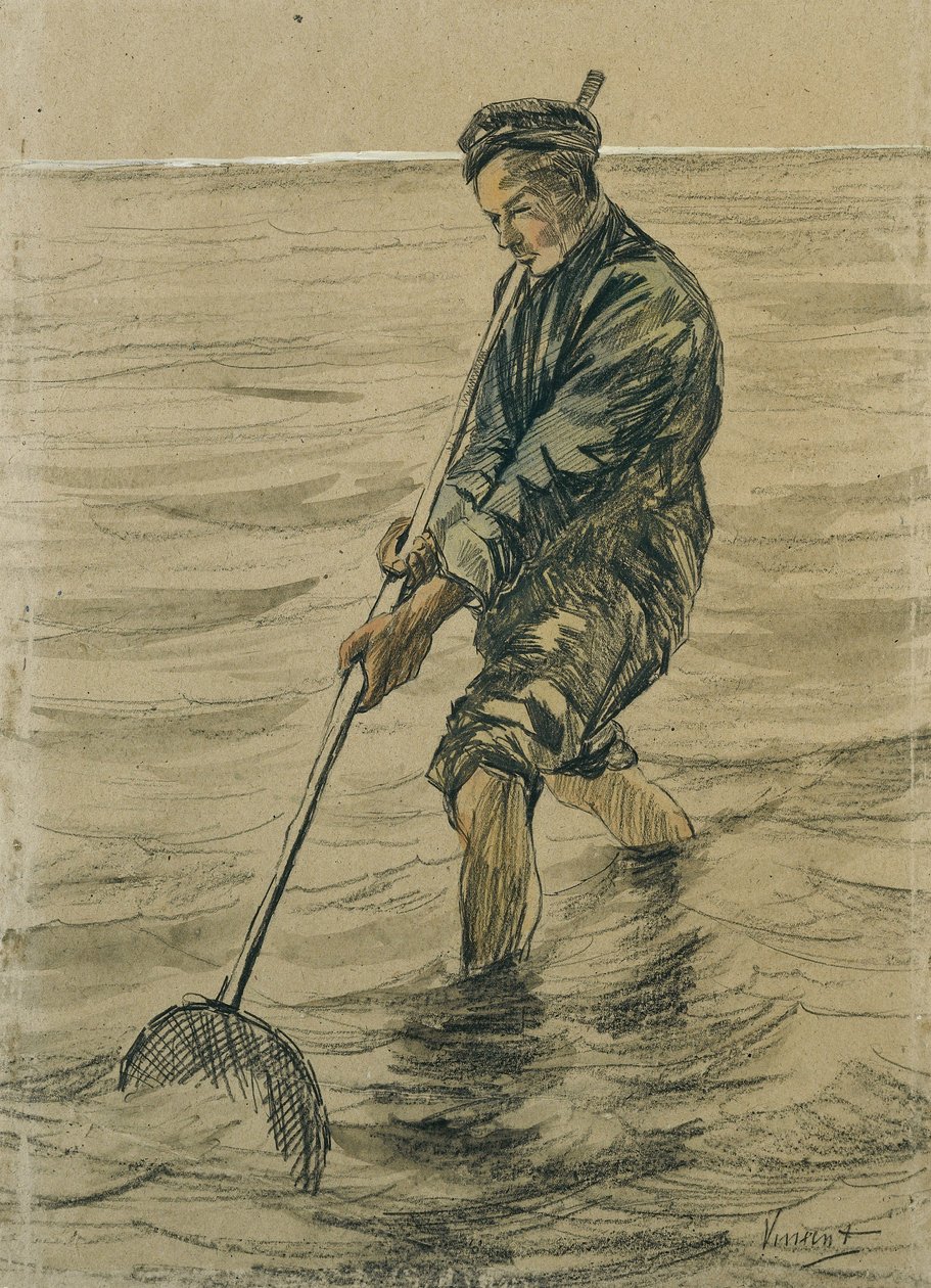 Shells Fisherman, 1863-90 by Jozef Israëls