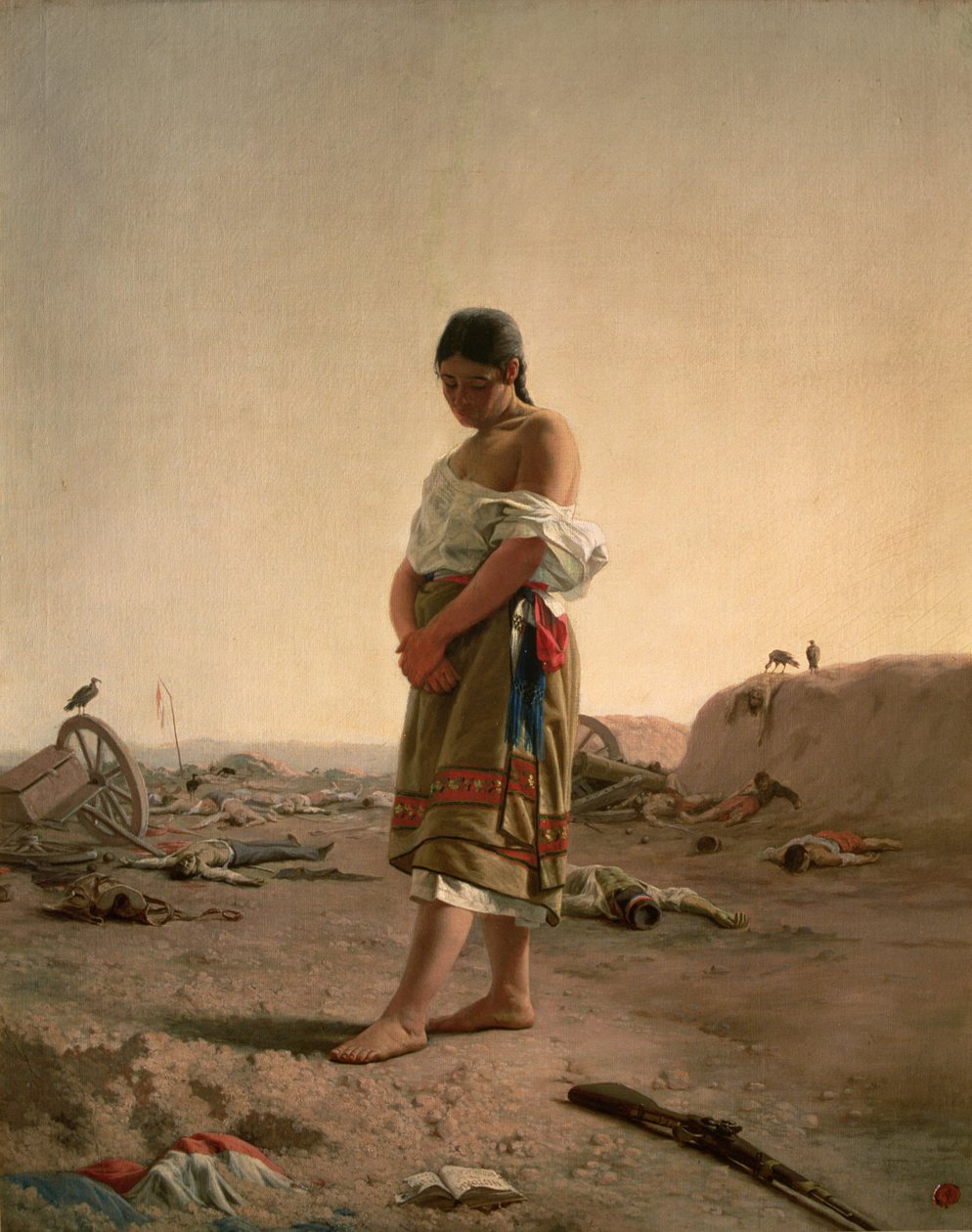 The Paraguayan in her Desolate Mother Land by Juan Manuel Blanes