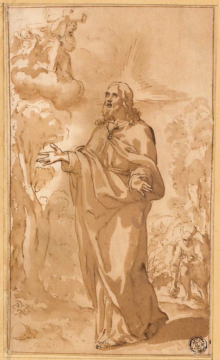 Christ in the Wilderness by Juan del Castillo