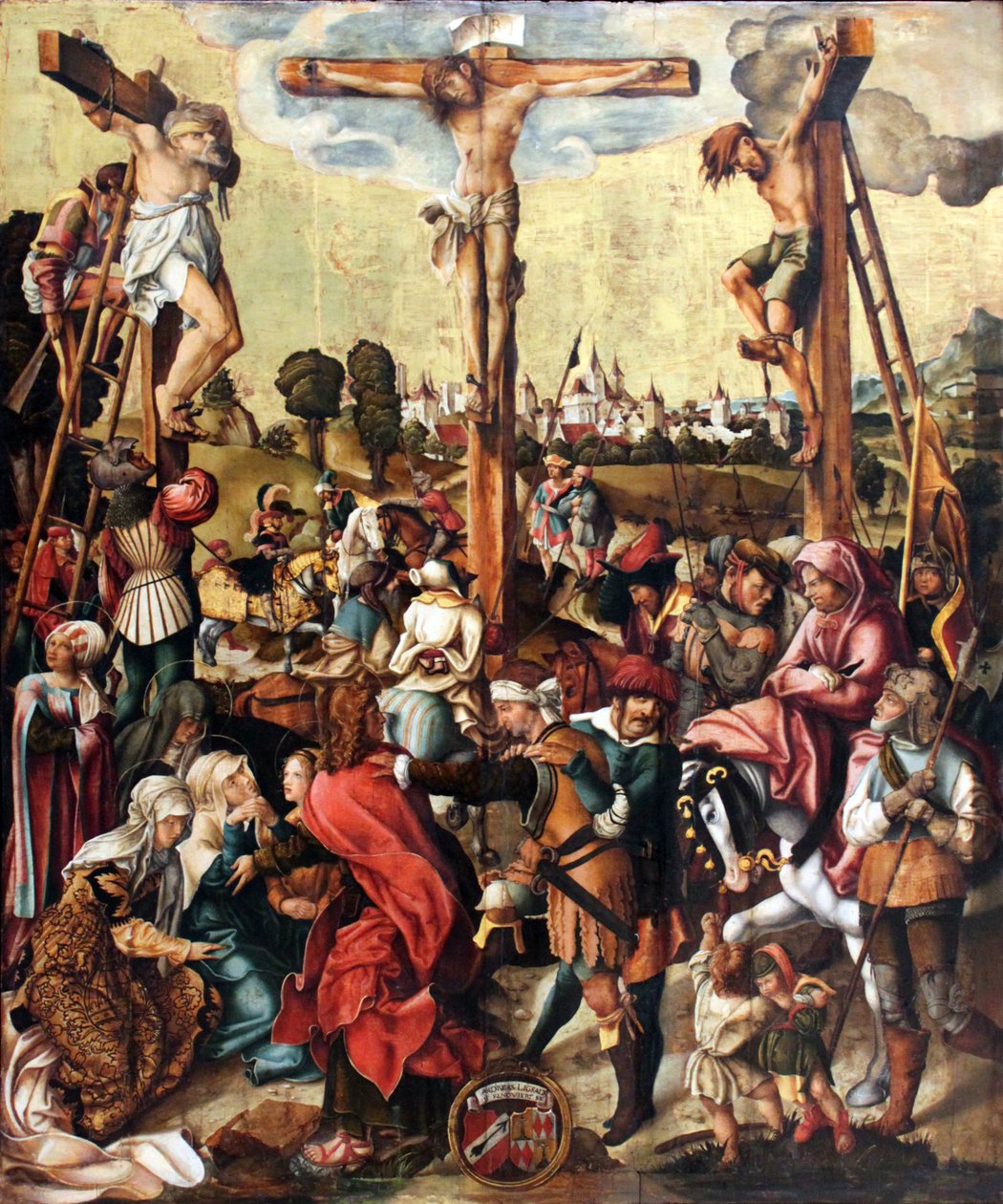 Crucifixion of Christ by Jörg Breu the Elder