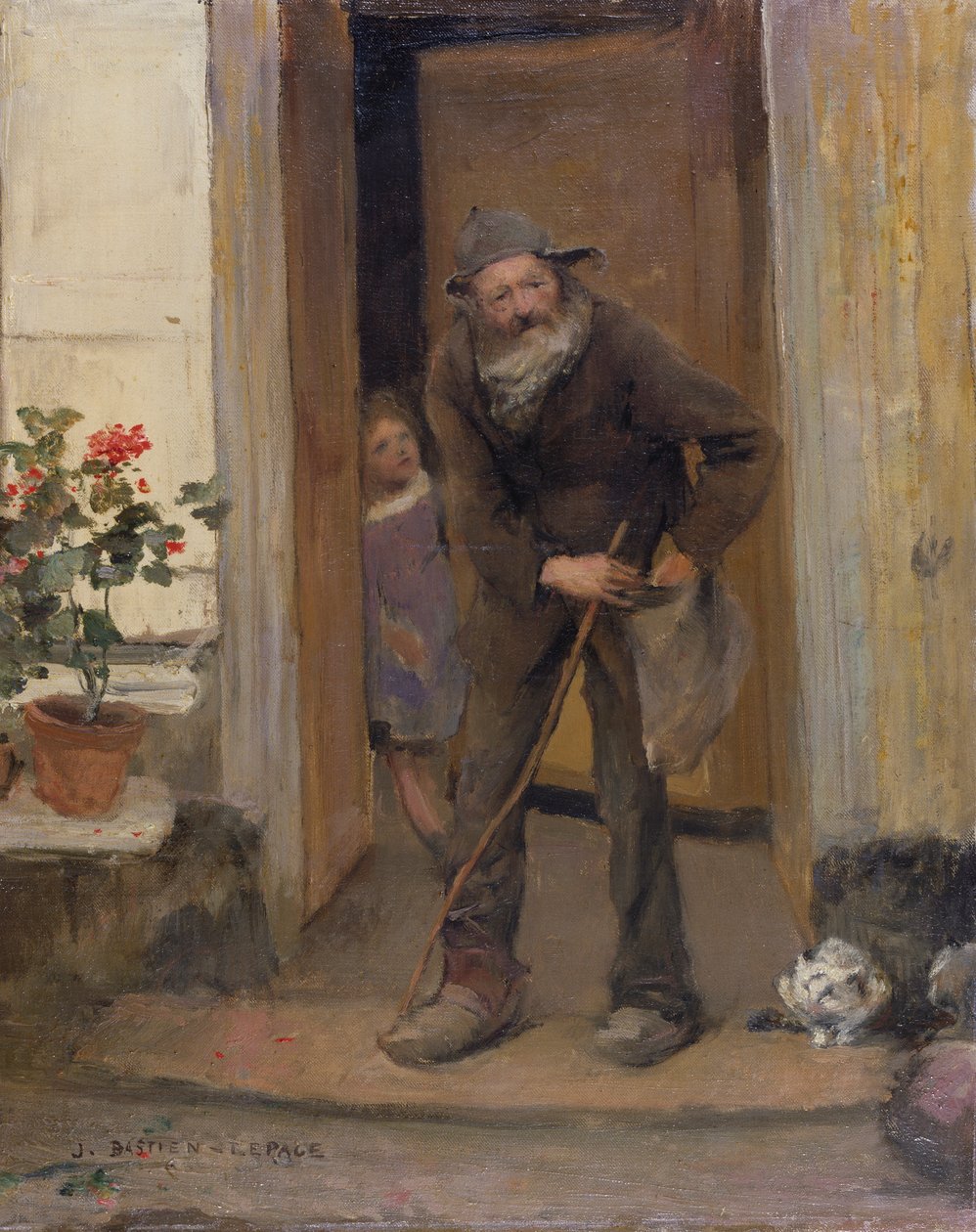 The Beggar by Jules Bastien-Lepage