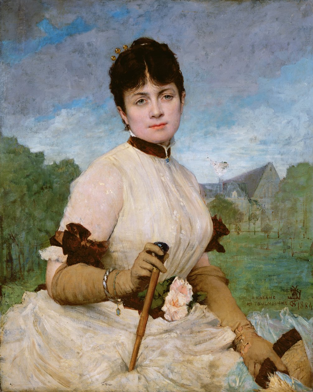 Madame Marie Toulmouche by Jules Elie Delaunay