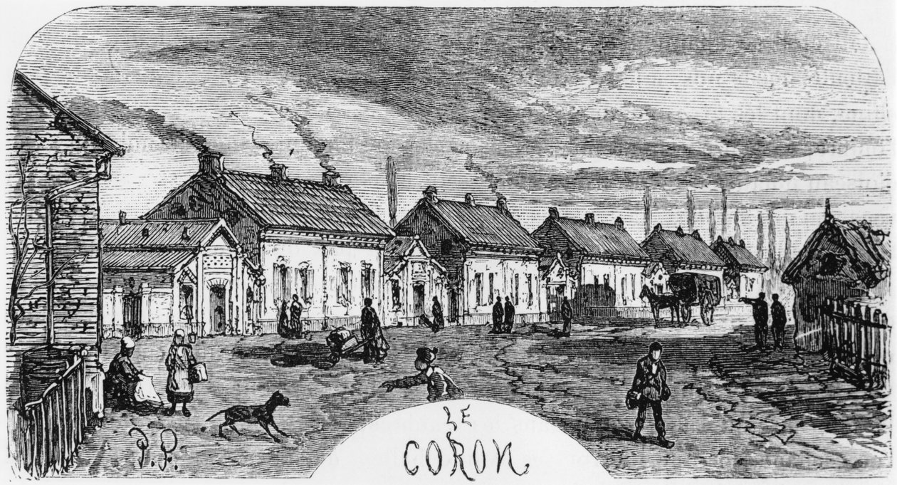 The Mining Village, Illustration from 