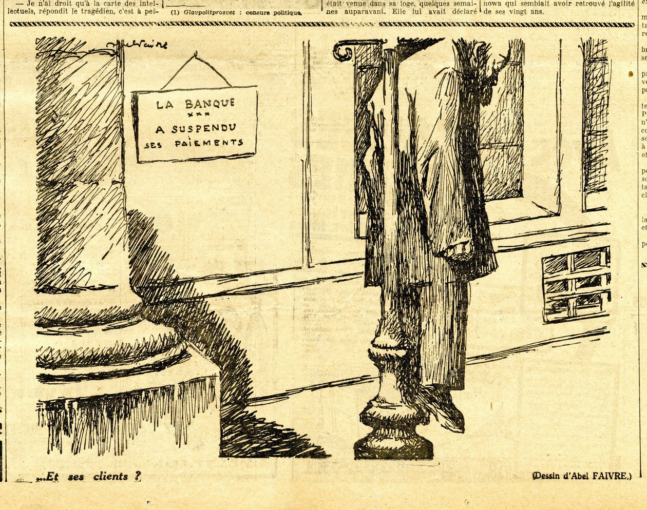 Candide, Satirical in B & W by Jules Abel Faivre