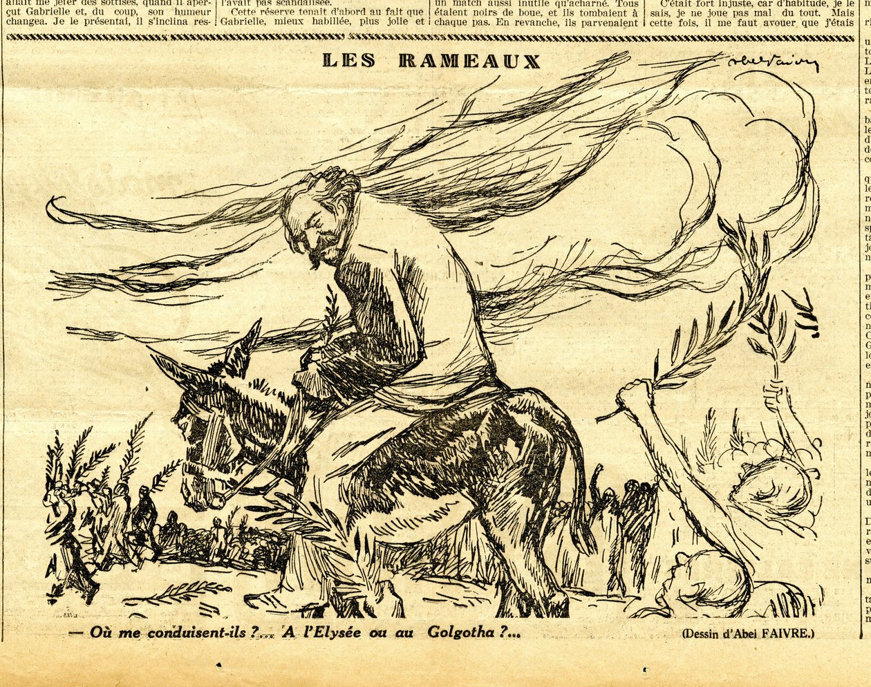 Candide, Satirical in B & W by Jules Abel Faivre