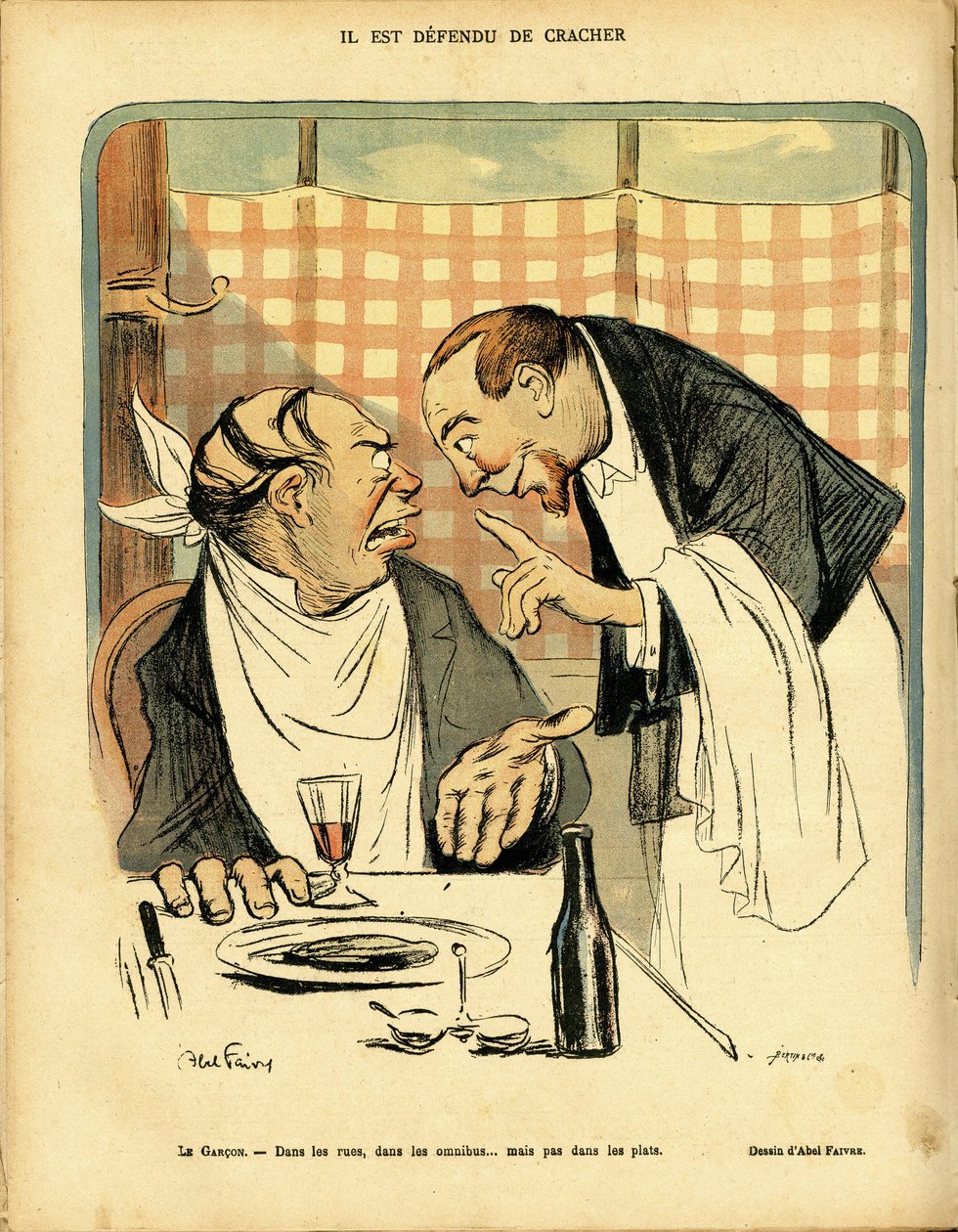 Illustration of Abel Faivre (1867-1945) in Le Rire, no. 297 by Jules Abel Faivre
