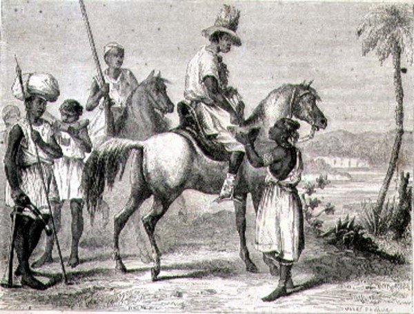 Peul and Malinke Indians in Senegal by Jules Antoine (after) Duvaux