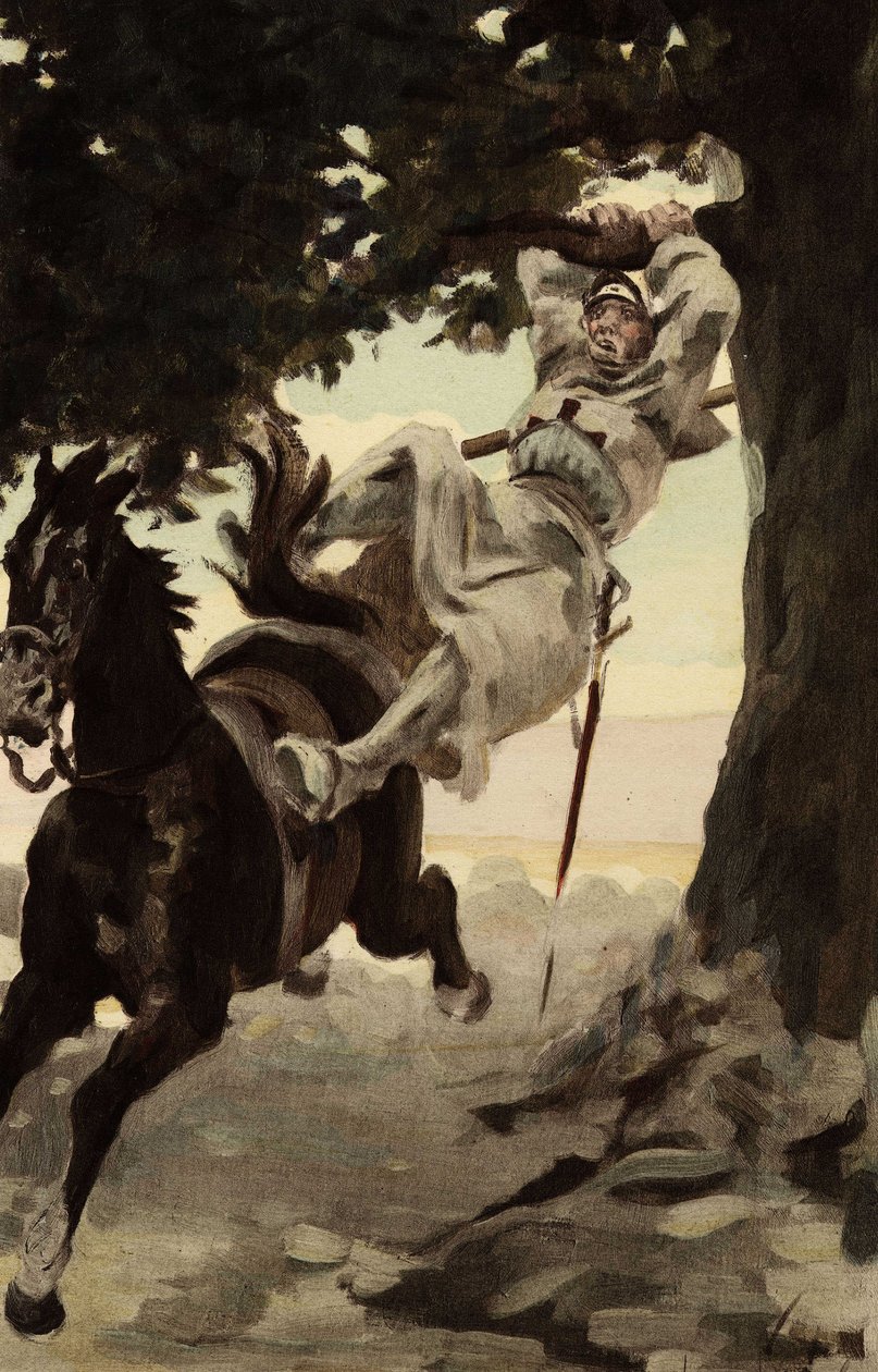 Brother Jean, Monk of the Abbey of Seuille, Suspended on the Branch of a Walnut Tree. In 